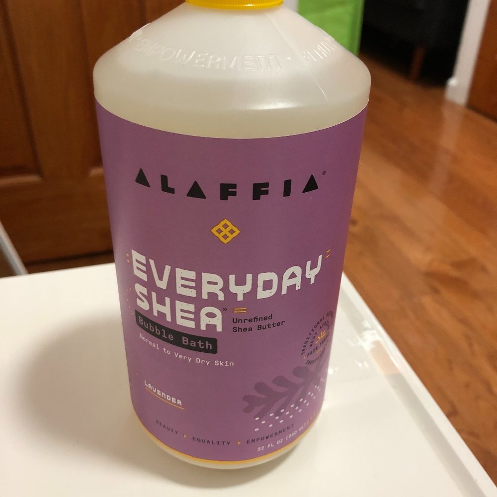 Alaffia Organic Lavender Shea Bubble Bath